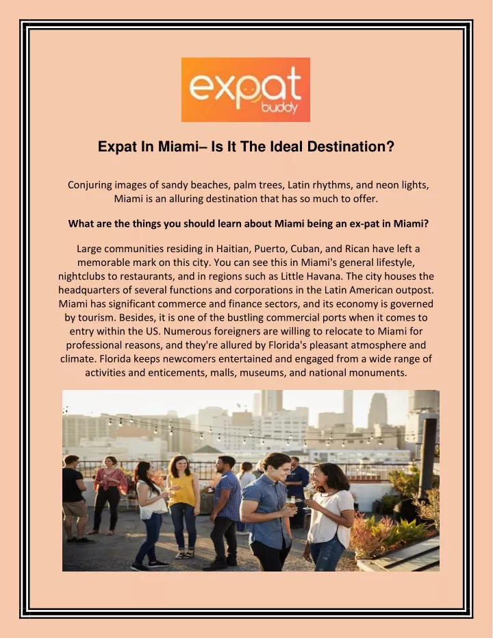 expat in miami is it the ideal destination