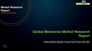 market research report exclusive edition