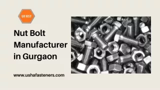 Nut Bolt Manufacturer in Gurgaon,