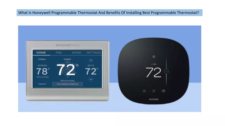 what is honeywell programmable thermostat