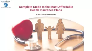 complete guide to the most affordable health