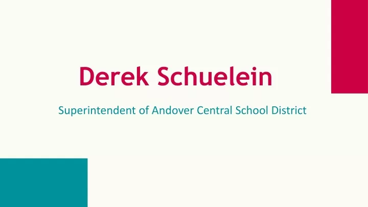 derek schuelein