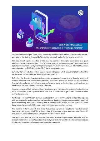 cryptocurrencies or digital assets while