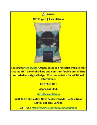 NFT Crypto | Aspenlabs.io