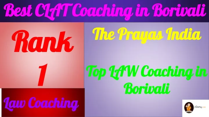 best clat coaching in borivali