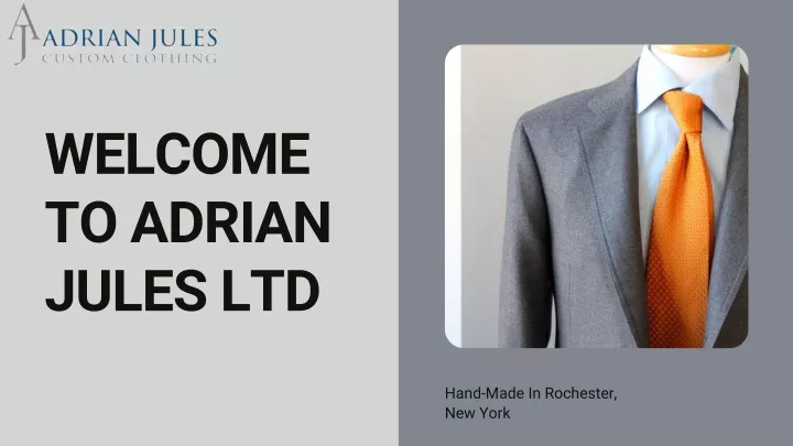 welcome to adrian jules ltd