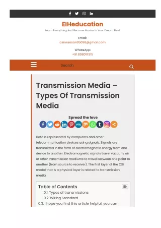 3 Transmission Media  Types Of Transmission Media