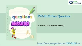 2v0 81 20 free questions 2v0 81 20 free questions