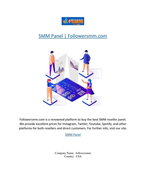 SMM Panel | Followersmm.com