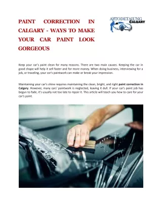 Paint-Correction-in-Calgary-–-Ways-to-Make-Your-Car-Paint-Look-Gorgeous