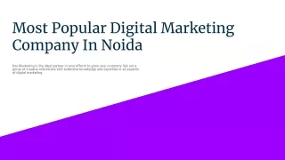 Most Popular Digital Marketing Company In Noida