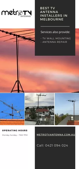 Tv Antenna Installation Melbourne