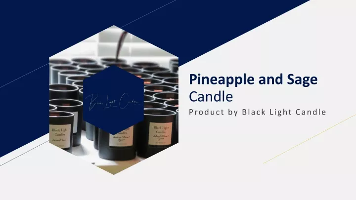 pineapple and sage candle