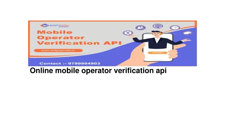 online mobile operator verification api