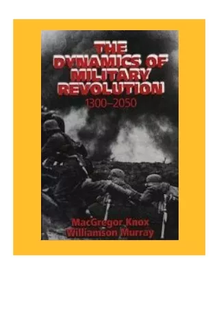 pdf download books The Dynamics of Military Revolution, 1300-2050 Full