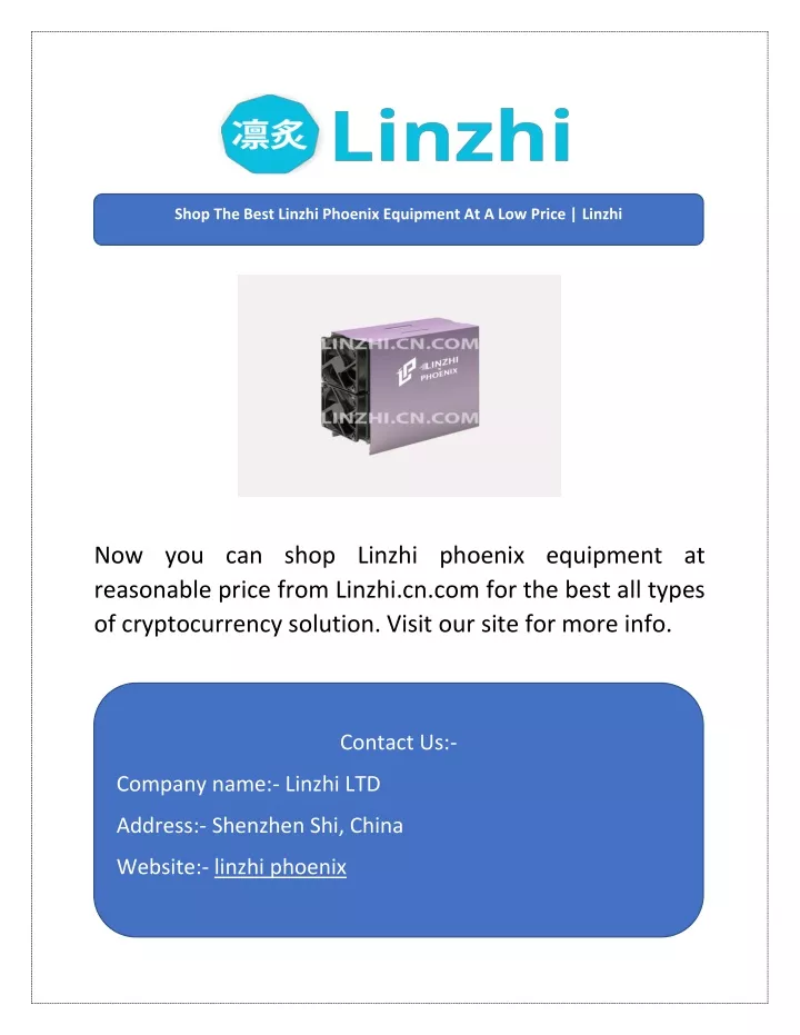 shop the best linzhi phoenix equipment