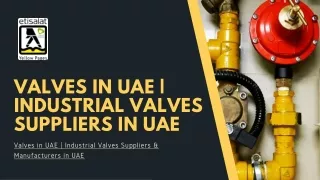Valves in UAE  Industrial Valves Suppliers & Manufacturers in UAE
