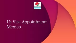 us visa appointment mexico