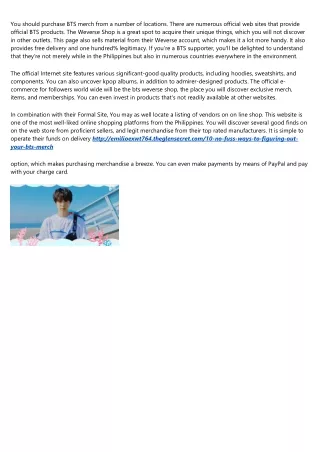you should purchase bts merch from a number