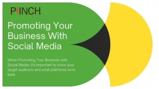 Promoting Your Business With Social Media