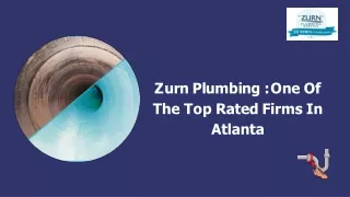 Zurn Plumbing: Offers Sewer Line Lining Services In Atlanta