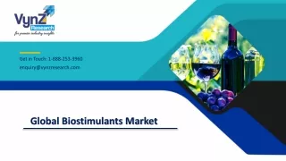 Global Biostimulants Market – Analysis and Forecast (2021-2027)