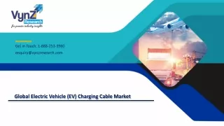 Global Electric Vehicle (EV) Charging Cable Market – Analysis and Forecast 2027