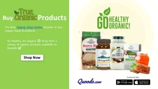 buy true organic products