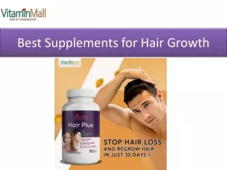 best supplements for hair growth