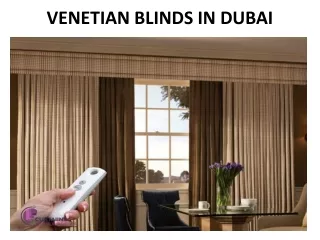venetian blinds in dubai