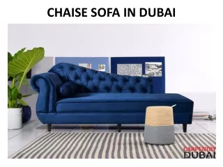 chaise sofa in dubai