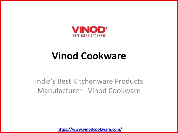 vinod cookware