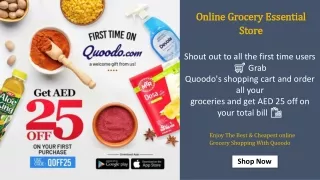 Online Grocery Essential Store Quoodo