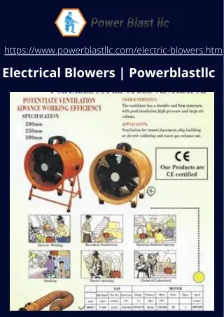 https www powerblastllc com electric blowers htm