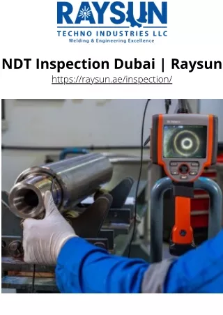 ndt inspection dubai raysun