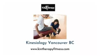 Kinesiology Vancouver BC