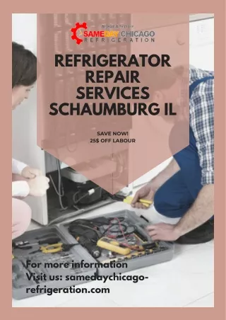 Refrigerator Repair Services Schaumburg IL