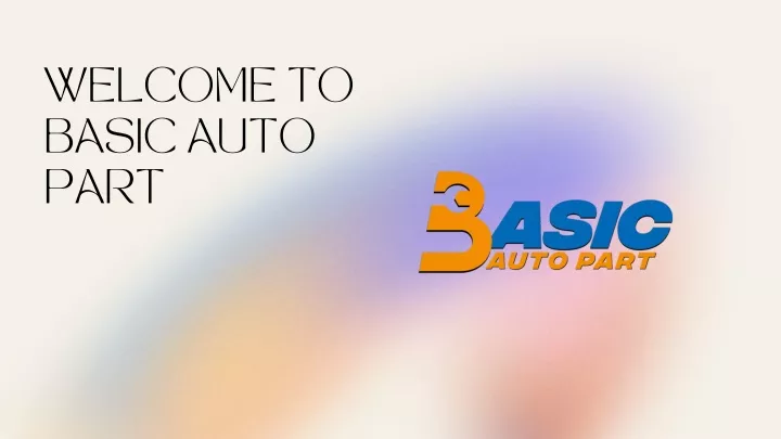 welcome to basic auto part