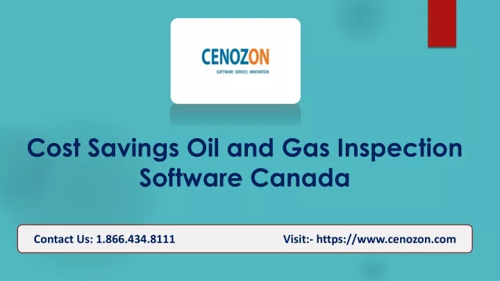 cost savings oil and gas inspection software