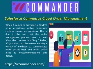 salesforce commerce cloud order management