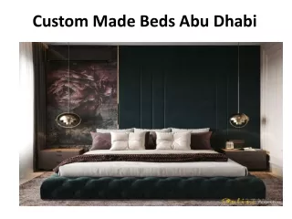 custom made beds abu dhabi