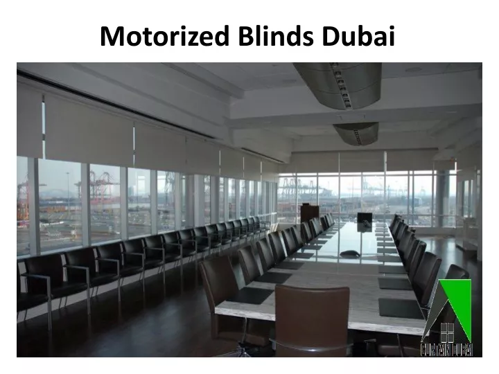 motorized blinds dubai