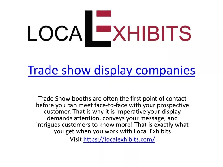 trade show display companies