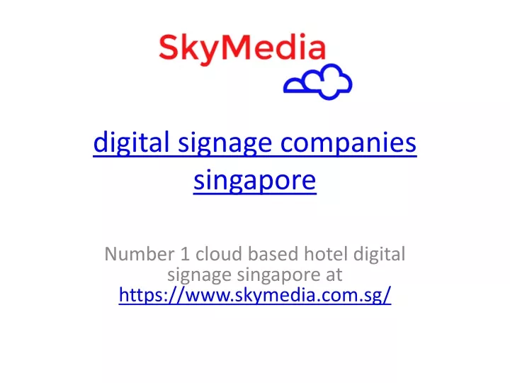 digital signage companies singapore