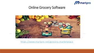 online grocery software