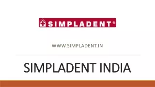 simpladent india
