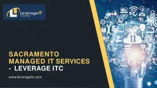 sacramento managed it services leverage