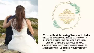Trusted Matchmaking Services in India