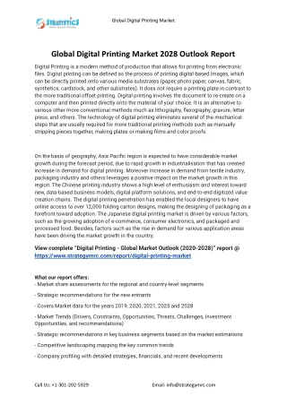 global digital printing market