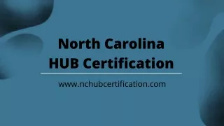 Certification Hub Examination Process - Hub Certification North Carolina